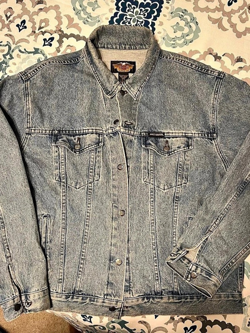Harley-Davidson 100th Anniversary Denim Jacket XXL Blue